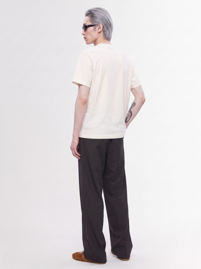Jil Sander: camiseta de algodón con logo Jil