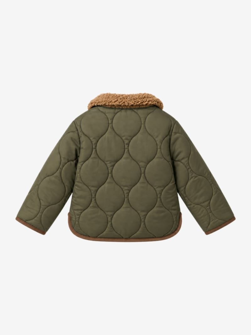 1 + IN THE FAMILY - Chaqueta acolchada con cuello de pelo sintético