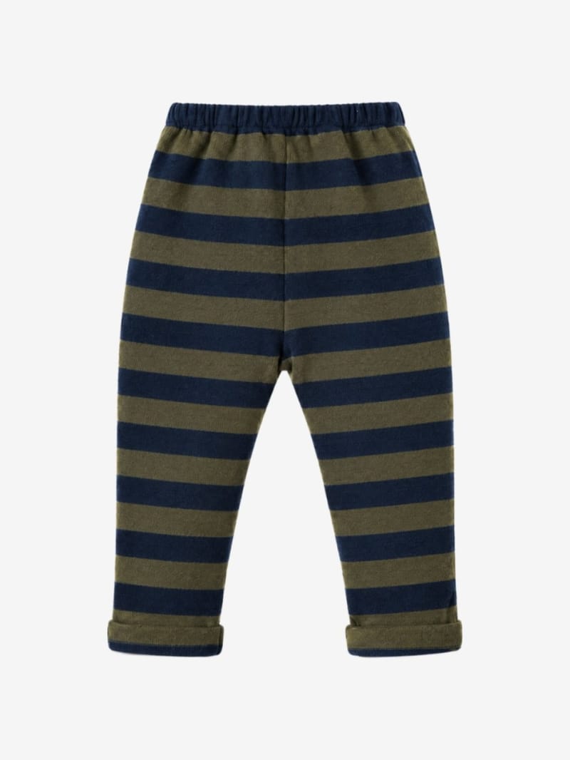 1 + IN THE FAMILY - Pantalones de rayas con cordón