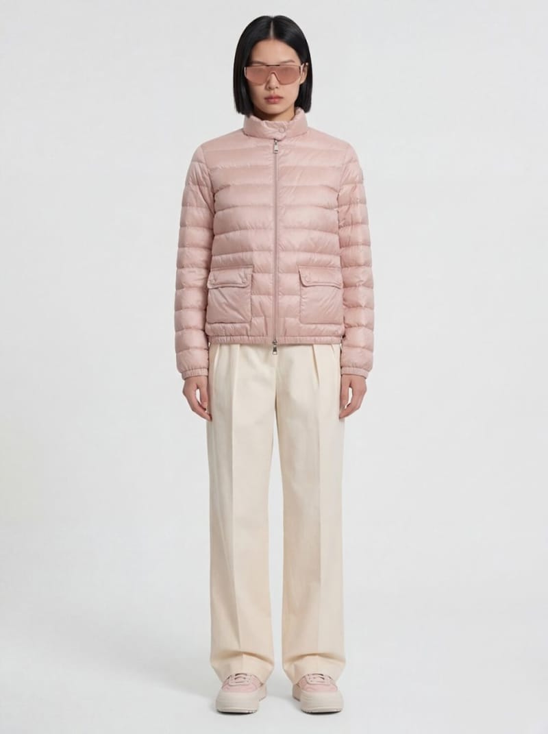 Moncler - 短款羽绒服，带领子