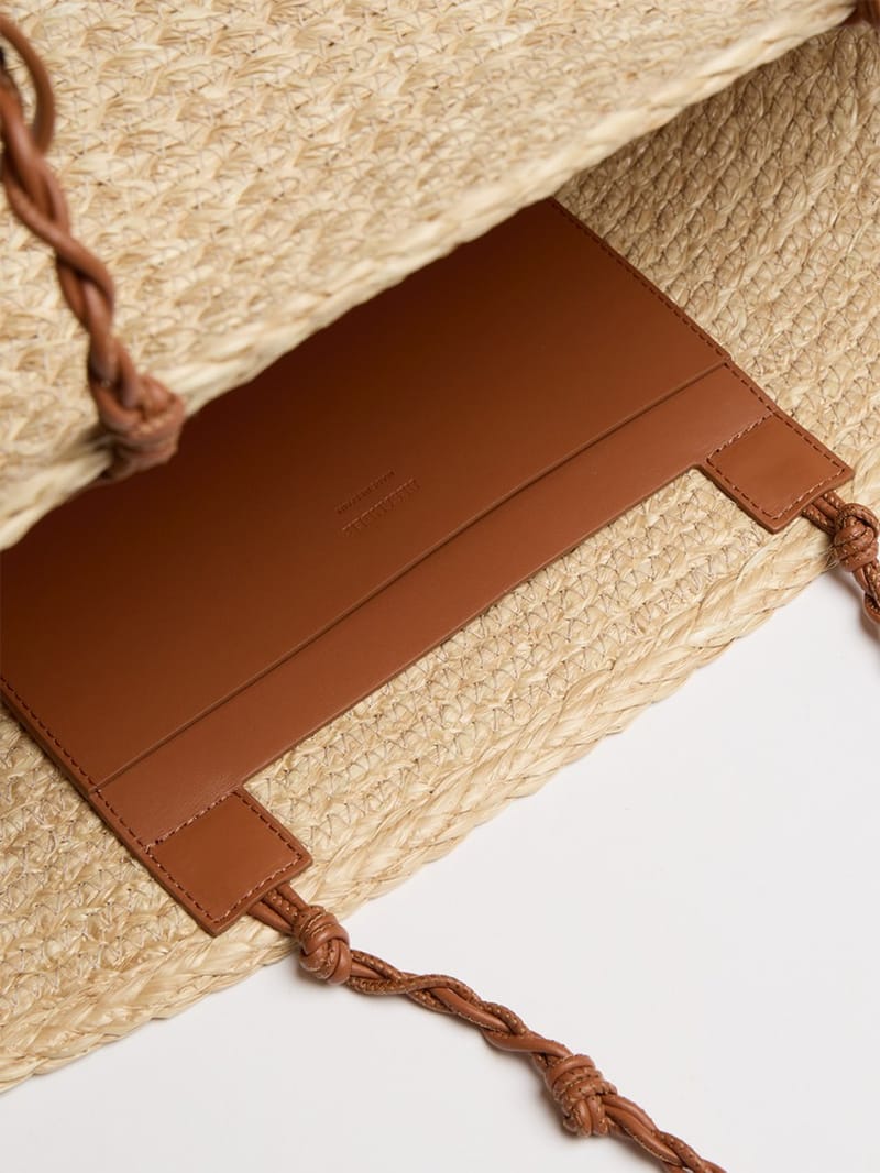 Jil Sander: Große Tangle Viskose Bucket Tasche