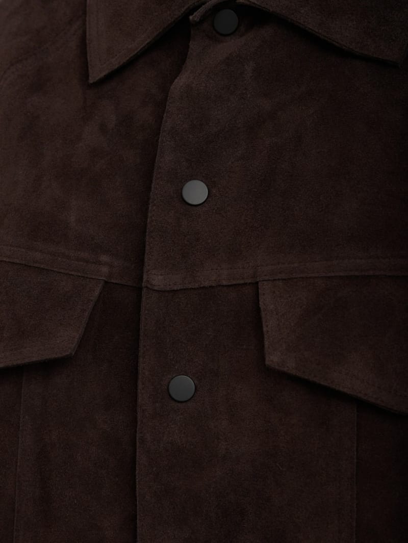 LA PISCINE: Leather jacket