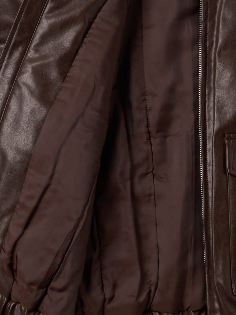 MM6 Maison Margiela: Leather jacket