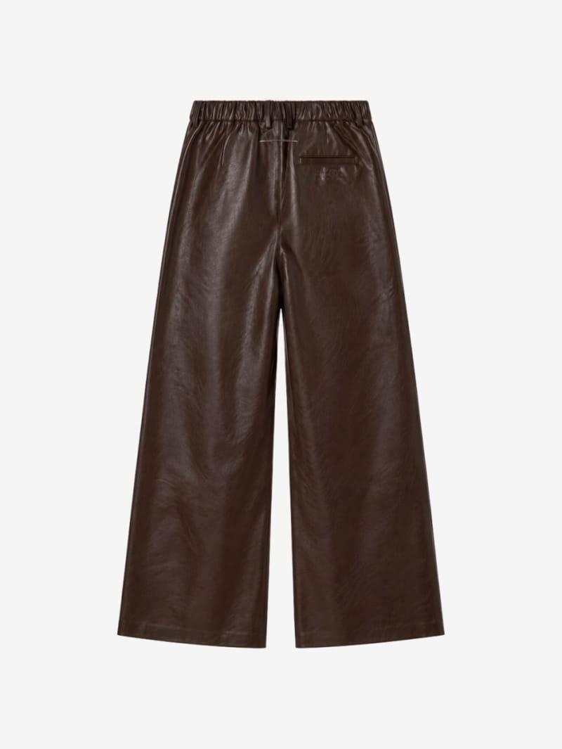 MM6 Maison Margiela: Leather pants