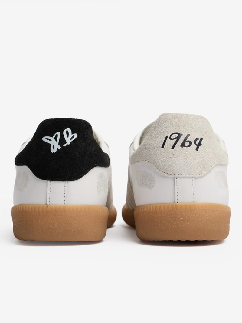Dsquared2: Leather & poly logo sneakers