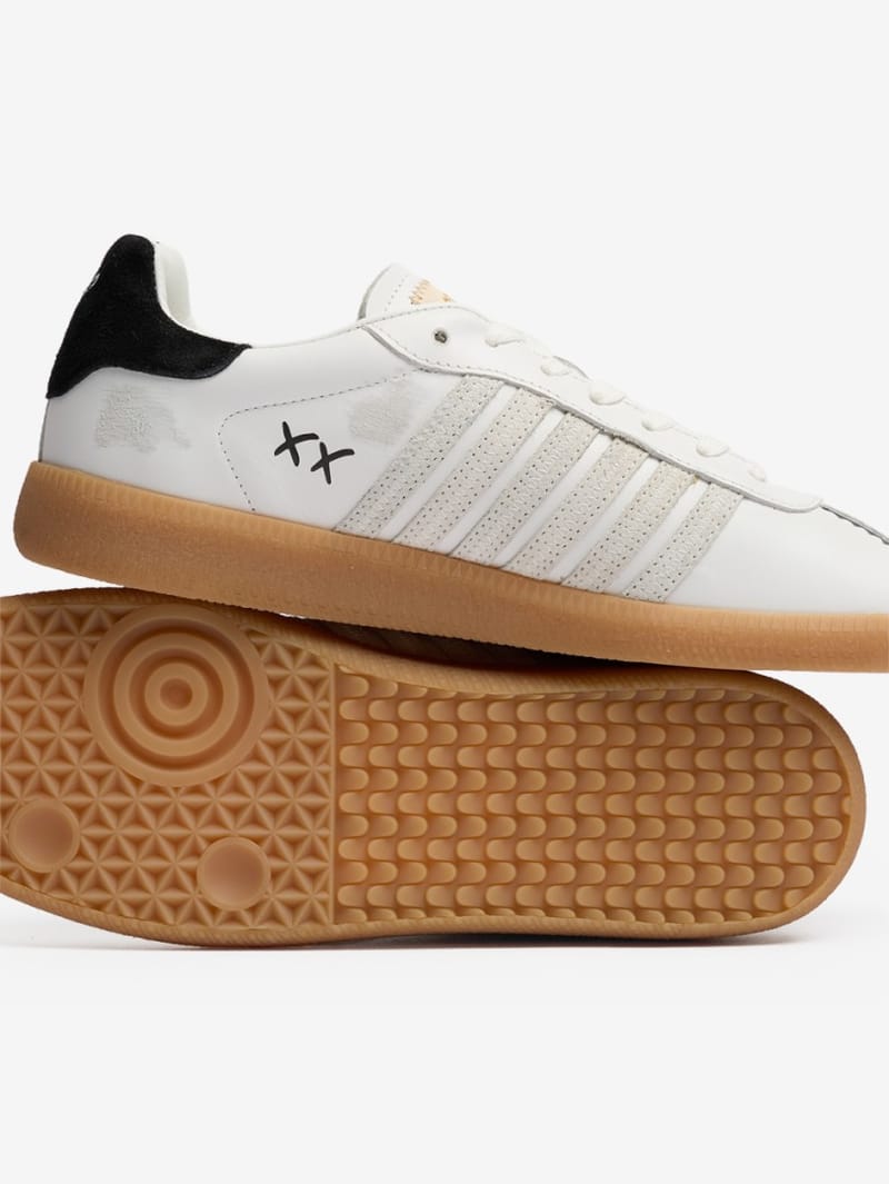 Dsquared2: Leather & poly logo sneakers
