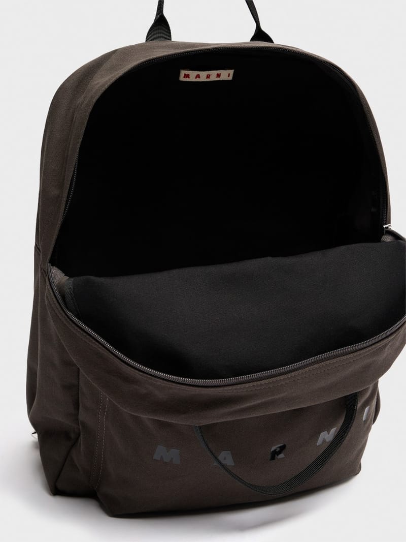 Marni Junior: Logo backpack