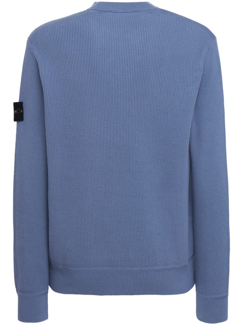Stone Island: 带有浮雕纹理的圆领毛衣