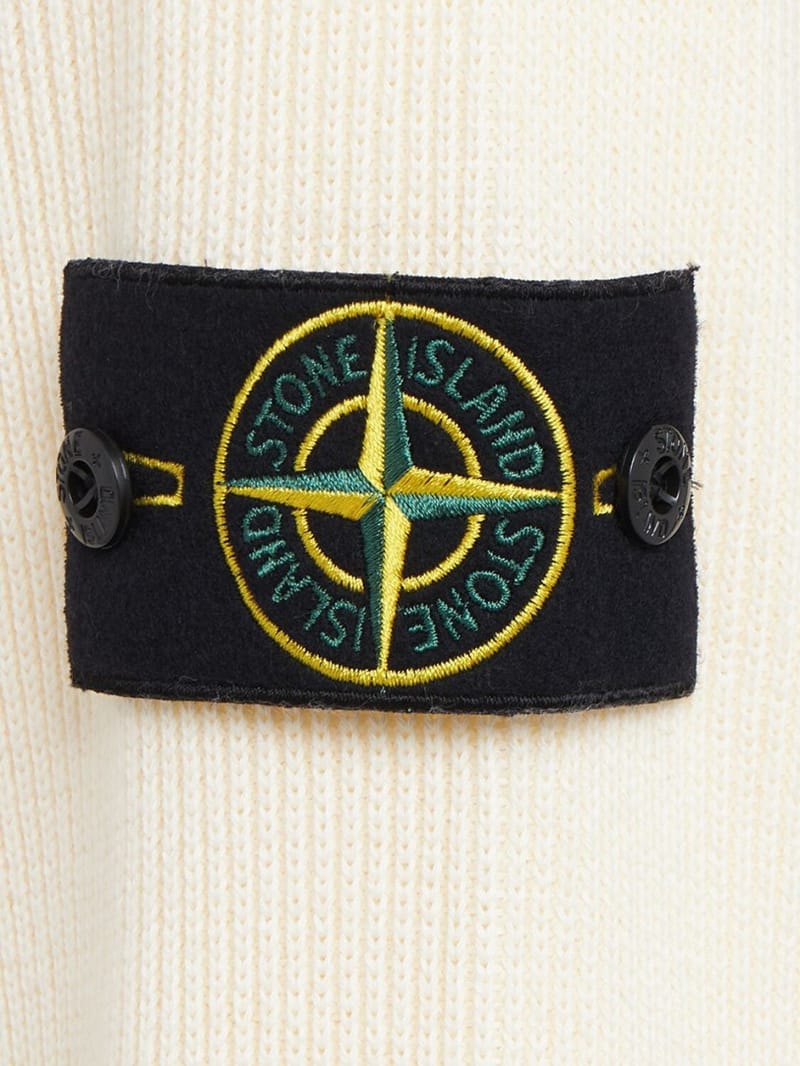 Stone Island: 罗纹圆领毛衣
