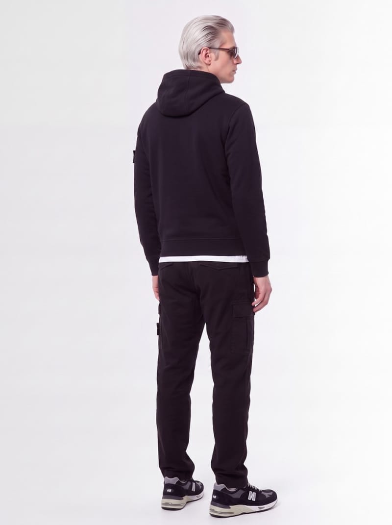 Stone Island: 徽标棉质帽衫