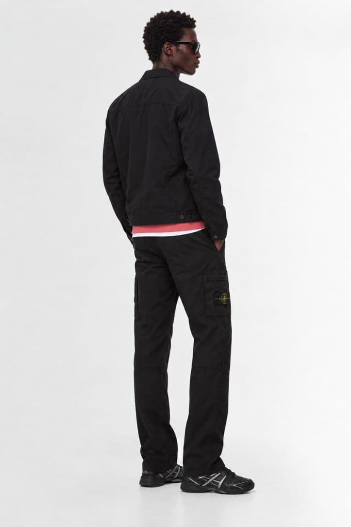 Stone Island: Cotton cargo pants with pockets