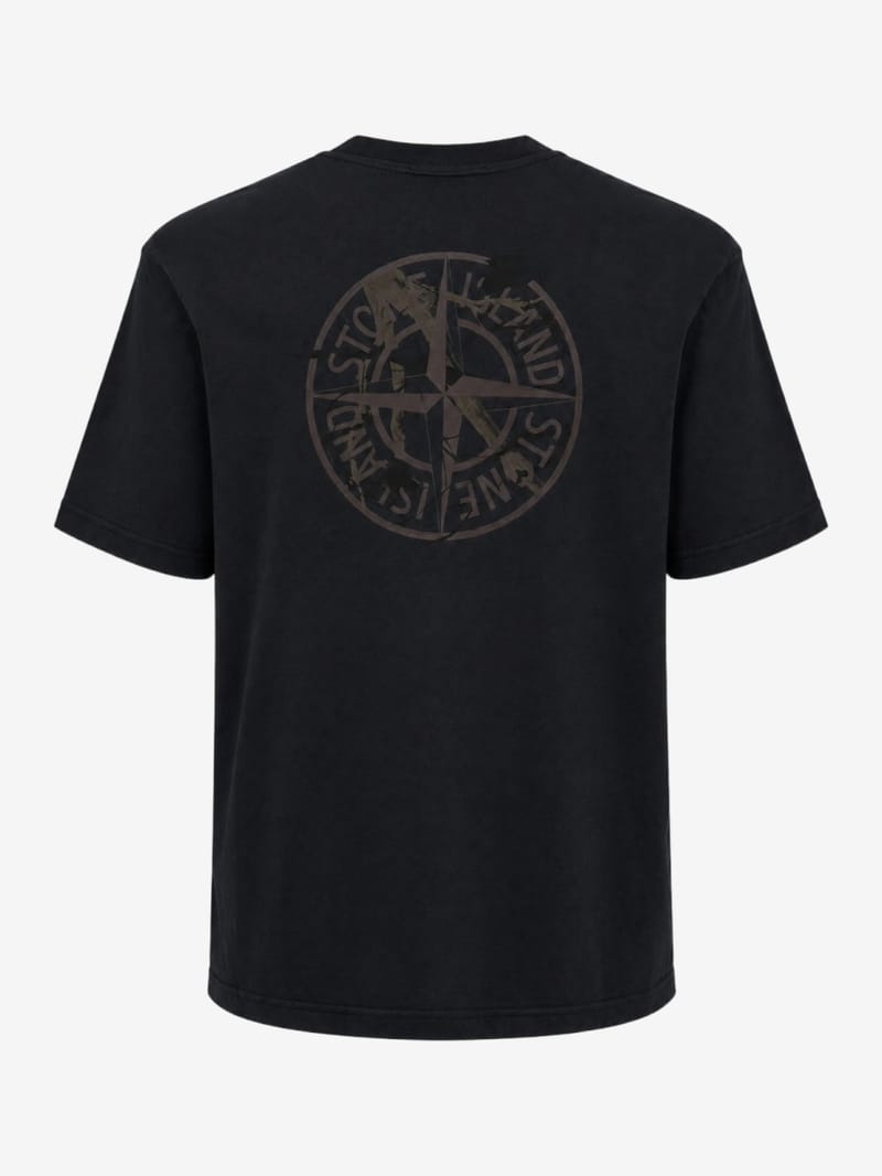 Stone Island - Logo cotton t-shirt
