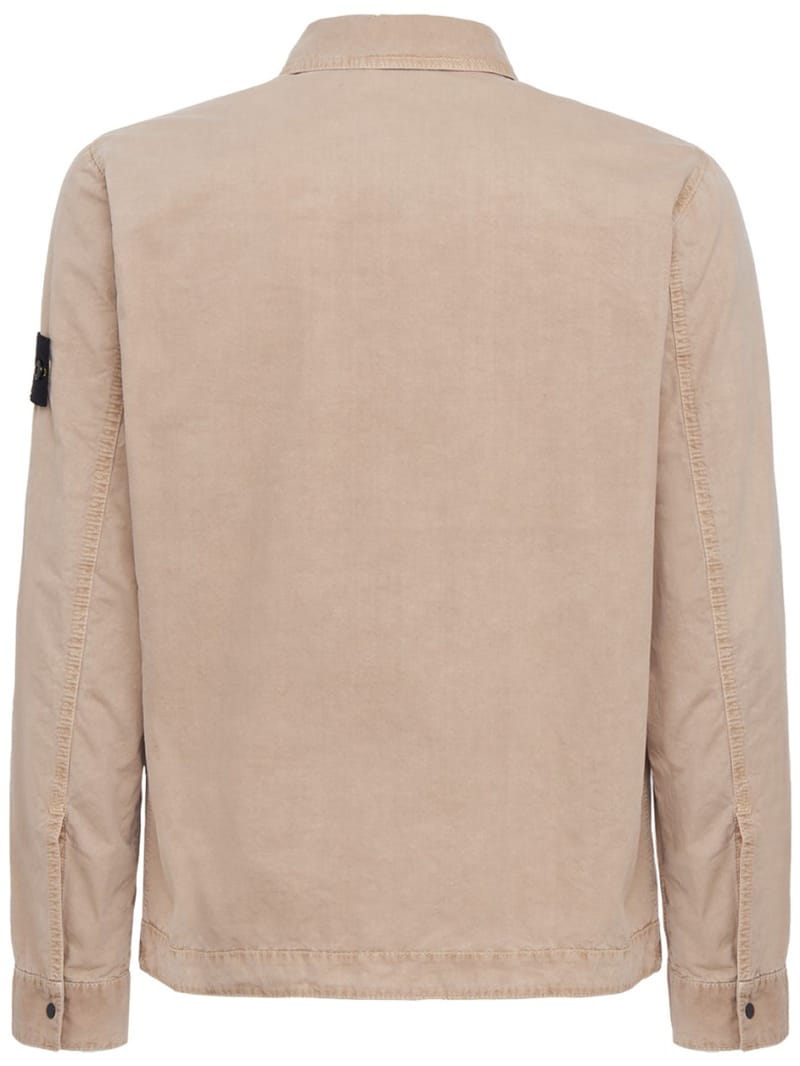 Stone Island: Logo 短袖拉链衫