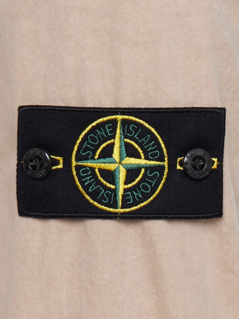 Stone Island: Logo 短袖拉链衫