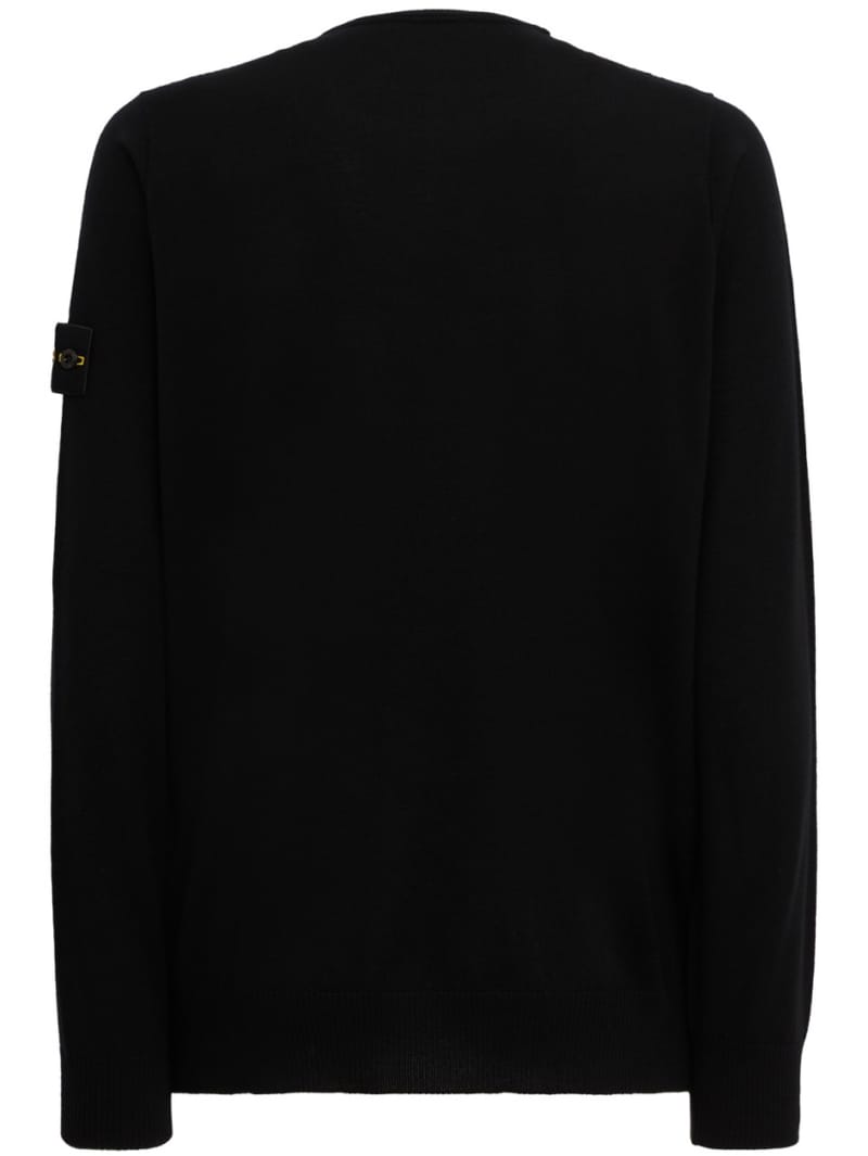Stone Island: logo 圆领针织毛衣