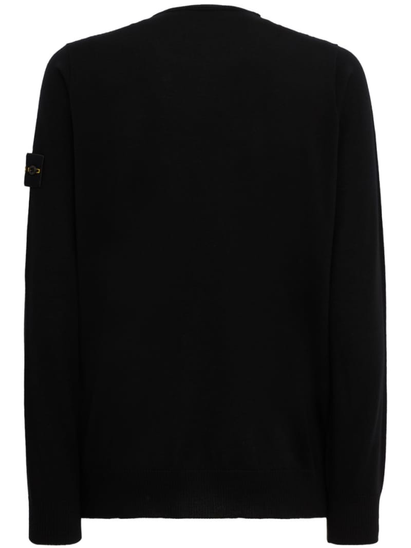Stone Island - logo 圆领针织毛衣