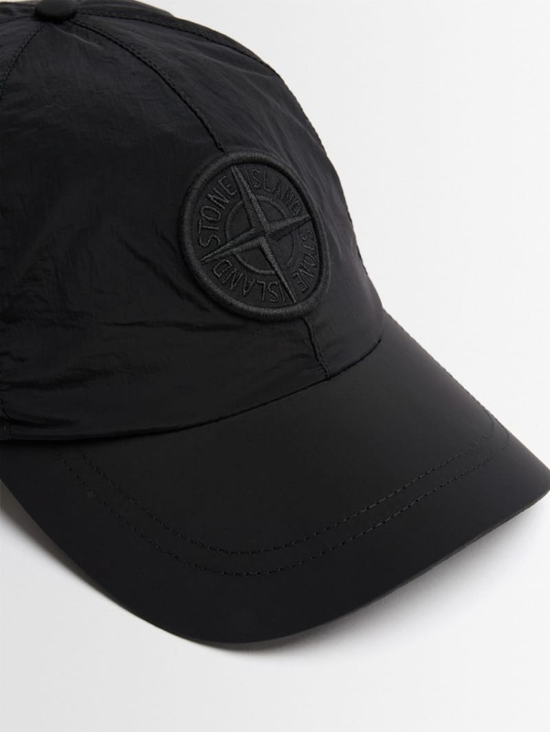 Stone Island: Logo embossed baseball cap
