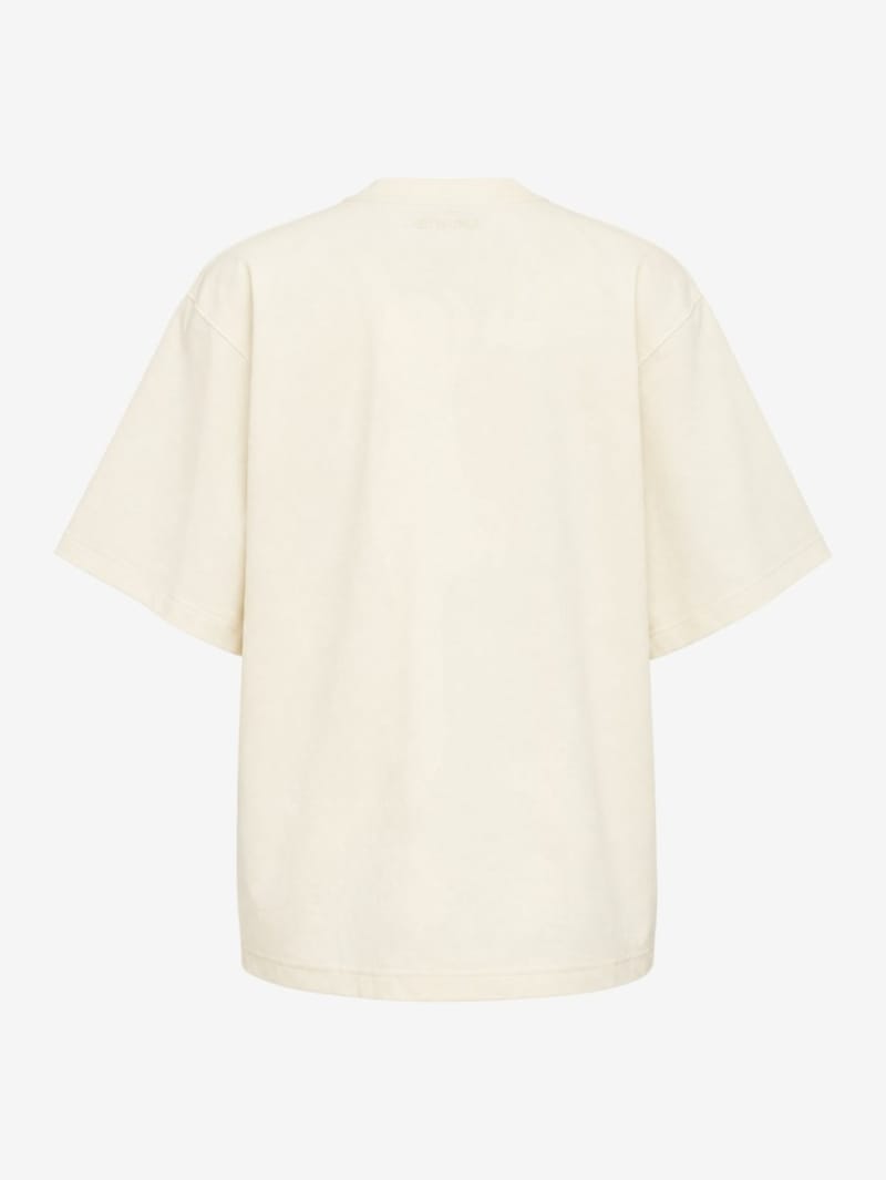 Hed Mayner: Logo-Stickerei Baumwoll-T-Shirt