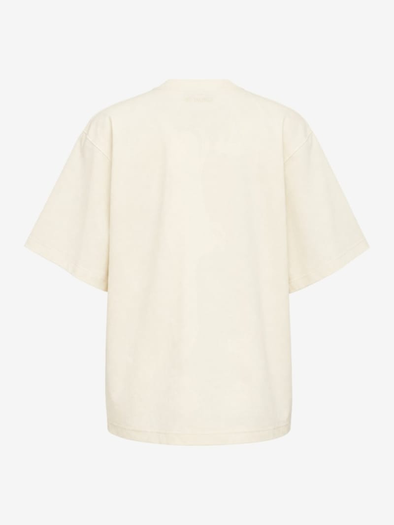 Hed Mayner - Logo Embroidery Cotton T-Shirt