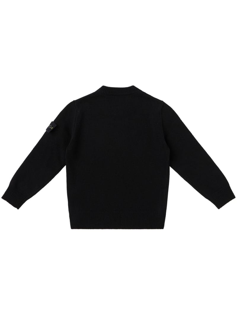 Stone Island Junior: Maglione girocollo con badge