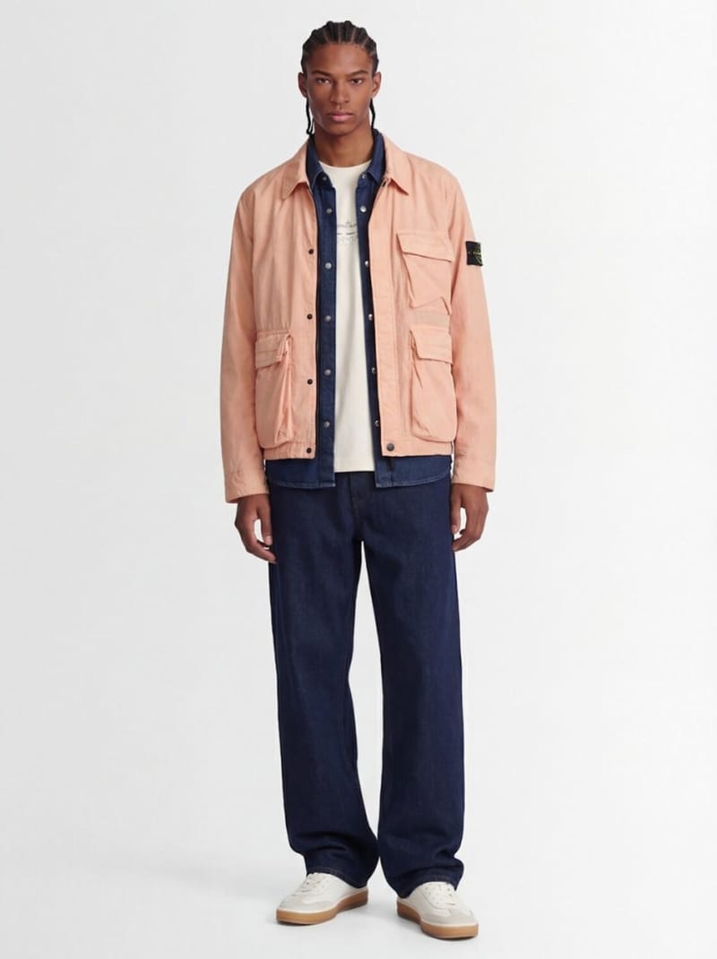 Stone Island - 工作外套，配有应用式口袋