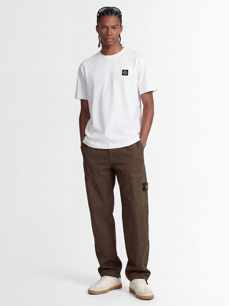 Stone Island: 短袖圆领T恤