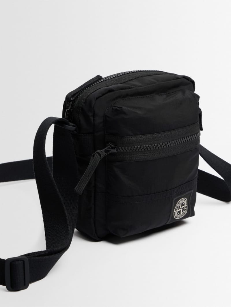 Stone Island - 标志补丁斜挎包