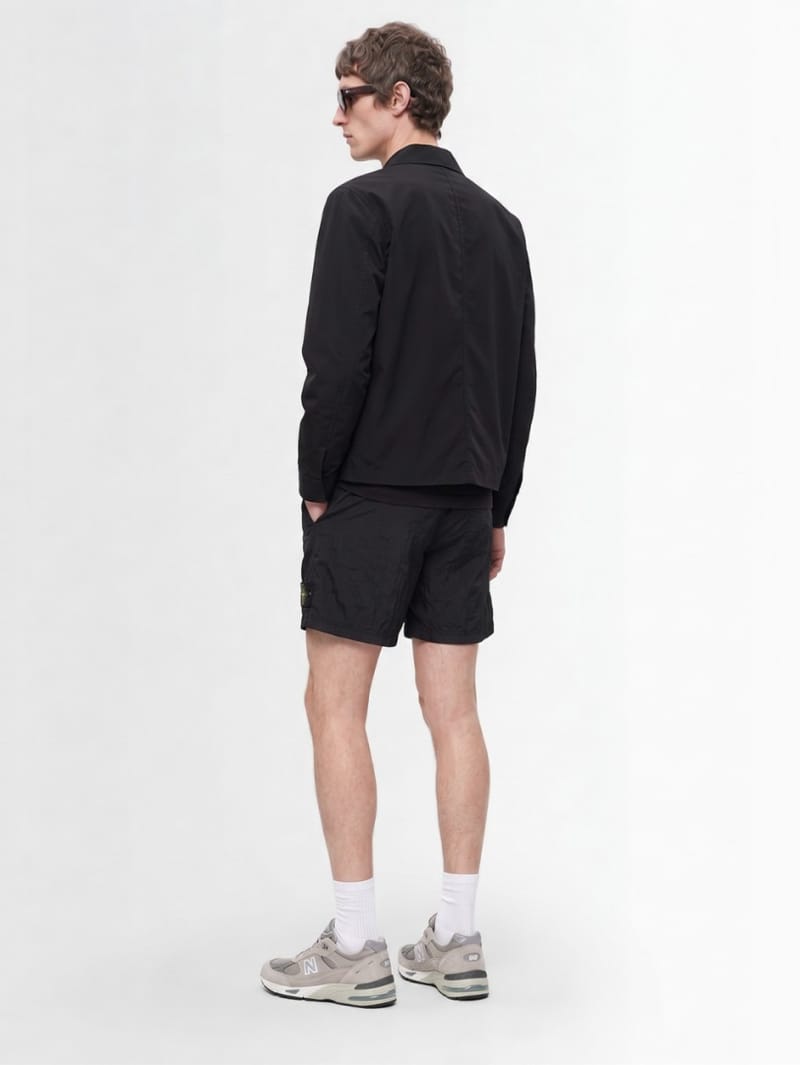Stone Island: 徽章短裤