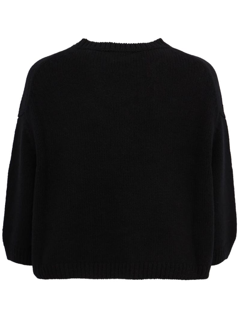 Khaite: Maglia girocollo Sabina in cashmere