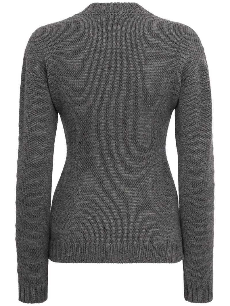 Jil Sander: Wool V-neck sweater