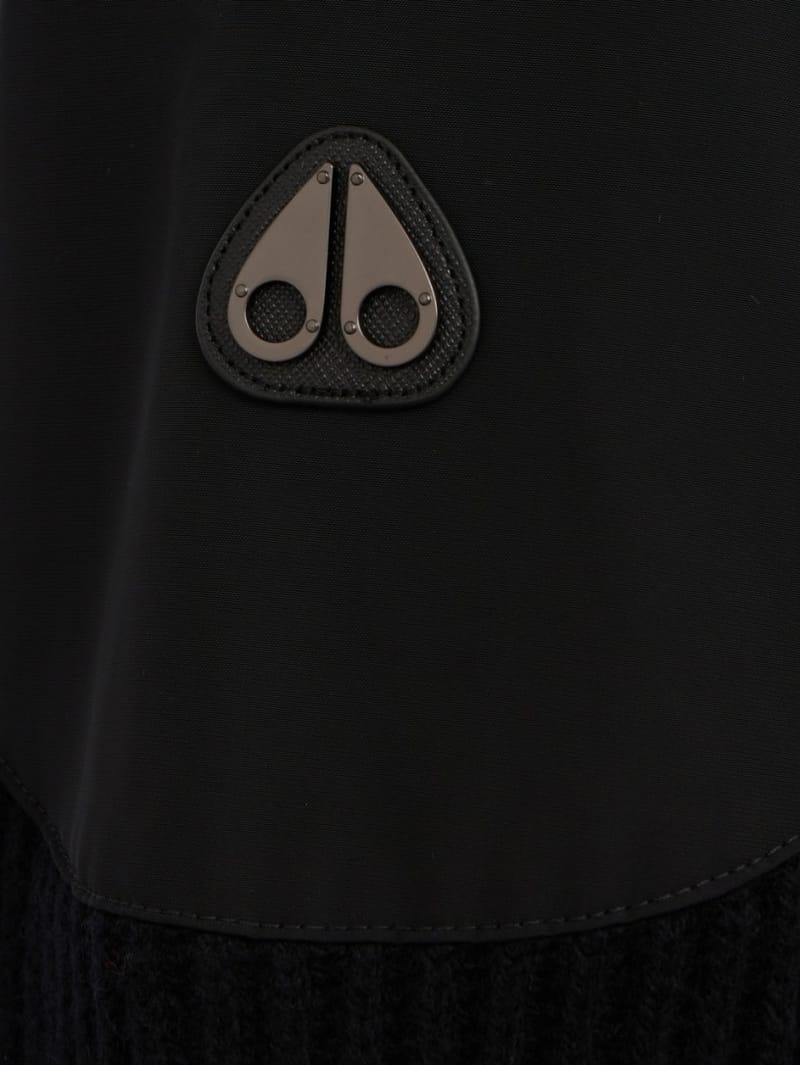 Moose Knuckles: Magnus hybrid wool blend knit jacket