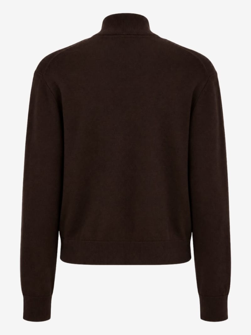 DIANA STUDIO: Merino wool bomber jacket w/zip closure