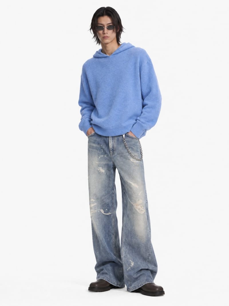 DIANA STUDIO - Merino wool & cashmere knit hoodie