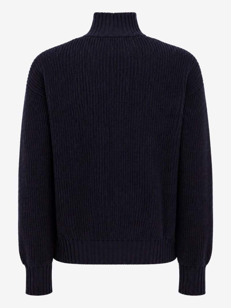 DIANA STUDIO: Merino wool half-zip knit jumper