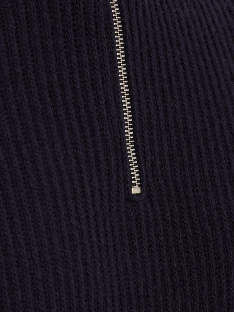 DIANA STUDIO: Merino wool half-zip knit jumper