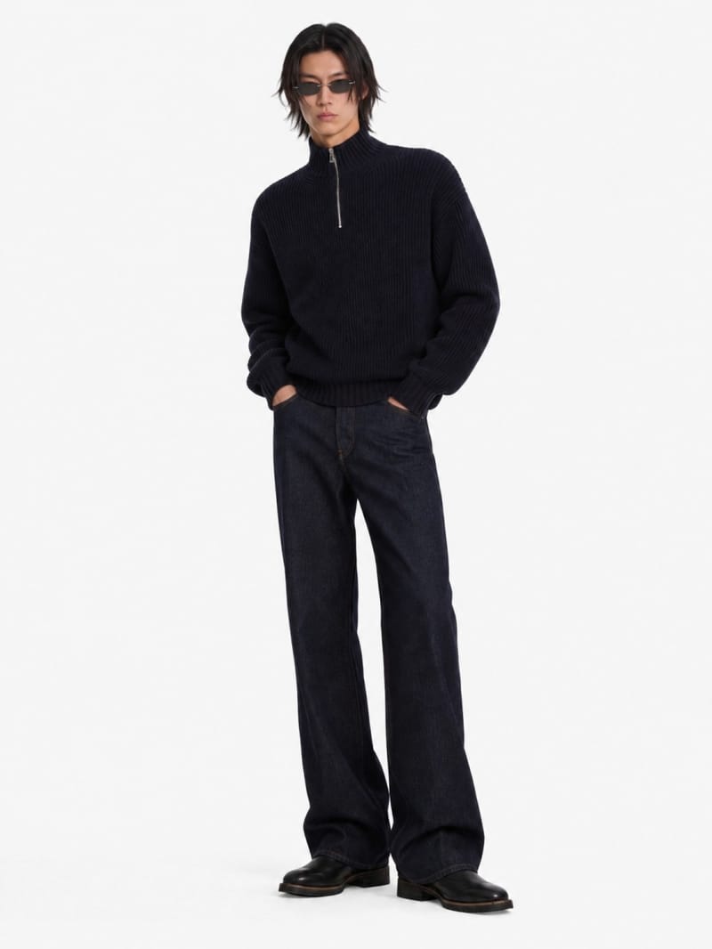 DIANA STUDIO - Merino wool half-zip knit jumper