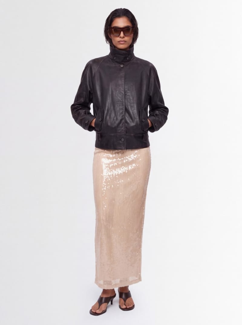Giuseppe Di Morabito - Metallic mesh long skirt