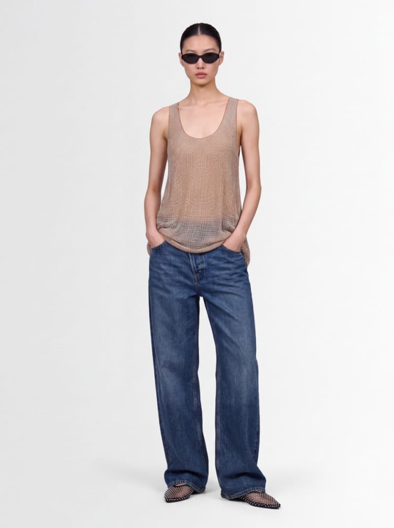 Giuseppe Di Morabito - Metallic mesh top