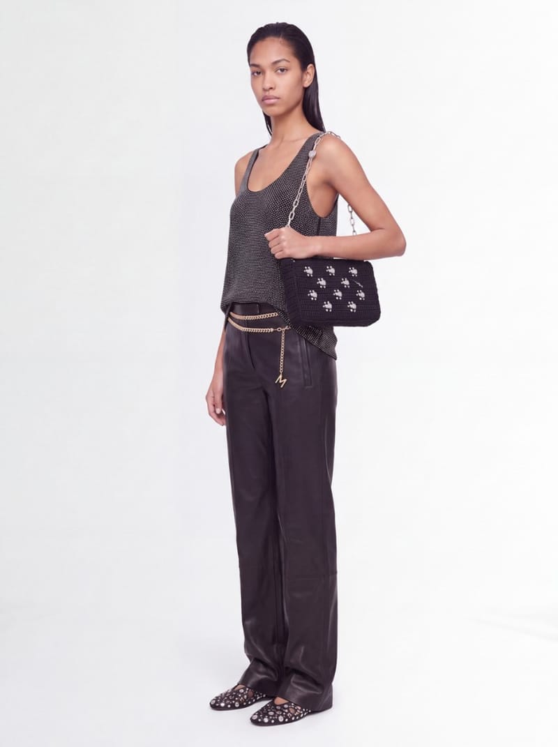 Giuseppe Di Morabito: Metallic mesh top