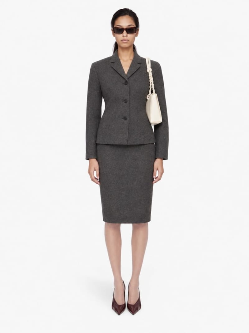 Jil Sander - Minigonna in lana vergine