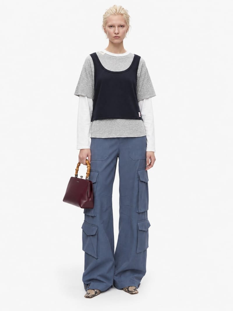 Dsquared2: Mixed Jersey Long Sleeves Tee