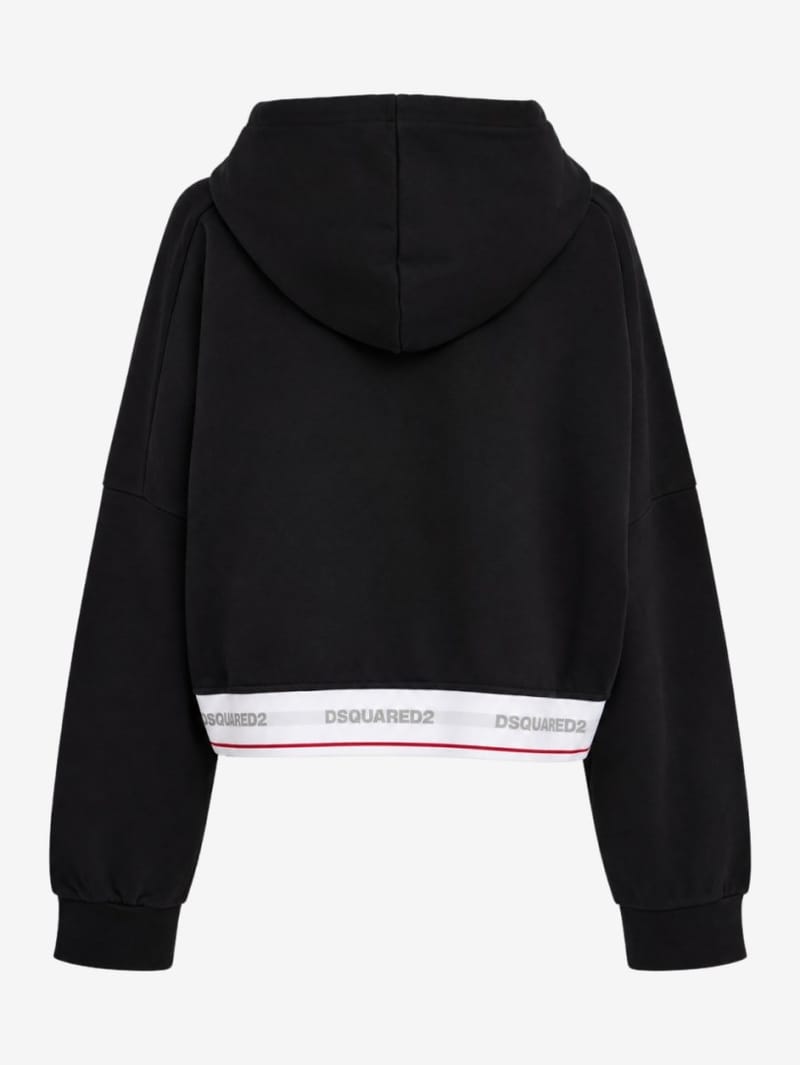Dsquared2: Onion Cropped Fit Hoodie