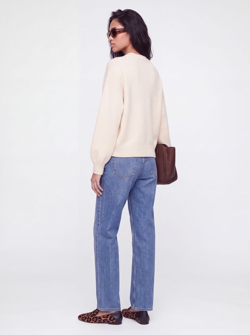 CRUNA: Oversized Sweatshirt mit Rundhalsausschnitt