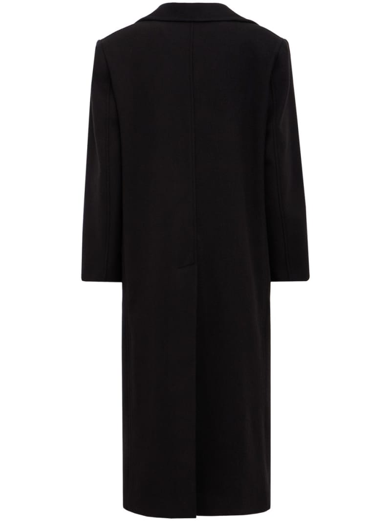 CRUNA: Oversize double-breasted long coat