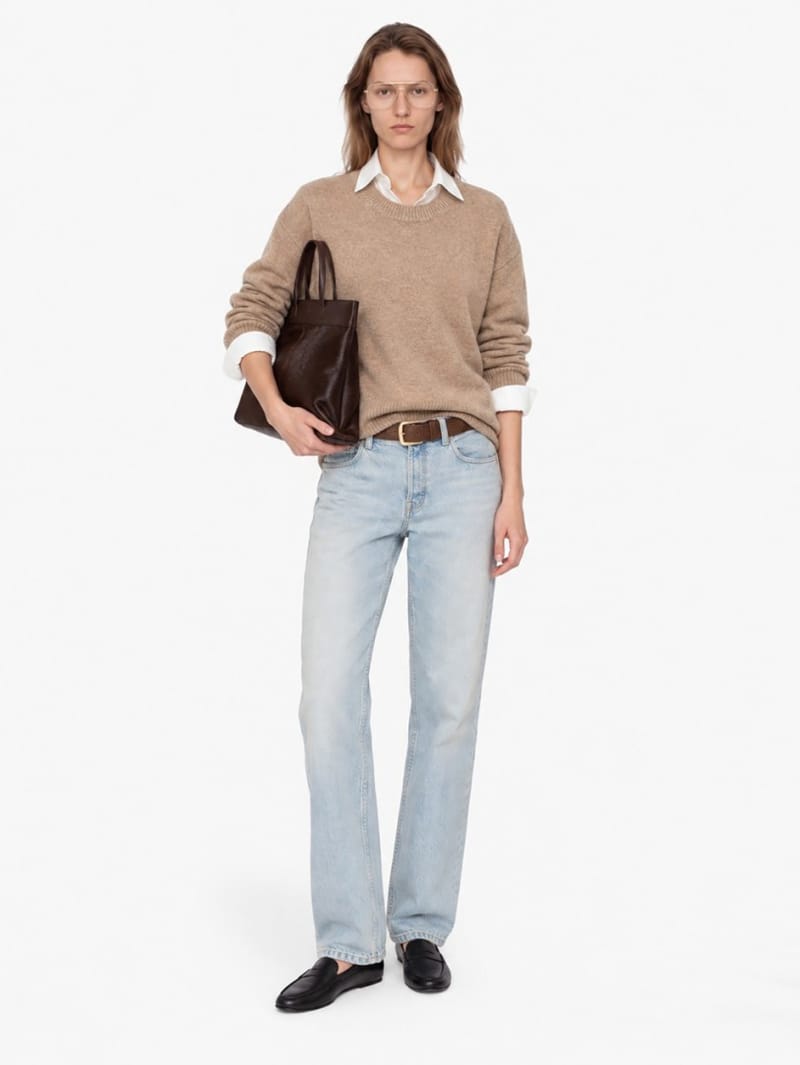 CRUNA: Oversized v-neck sweater