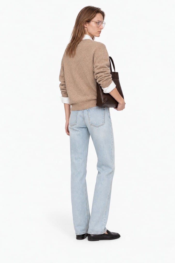 CRUNA: Oversized v-neck sweater