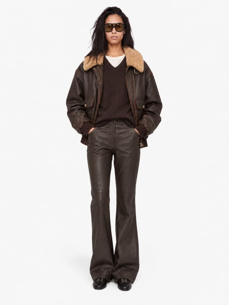 LUISA SPAGNOLI - Overt leather pants