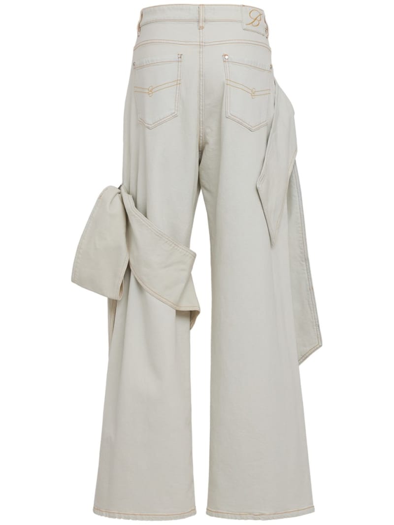 Blumarine - Big Bow cotton jeans