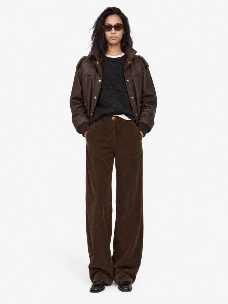 LUISA SPAGNOLI - Cordhose mit weitem Bein