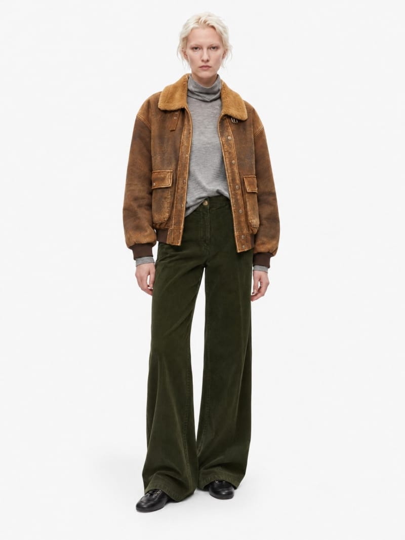LUISA SPAGNOLI - Cordhose mit weitem Bein